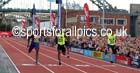 Richard Kilty wins the 150 metres, Great North CityGames. Photo: David T. Hewitson/Sports for All Pics